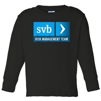 SVB Risk Management Team Svb Risk Management Department Toddler Long Sleeve Shirt