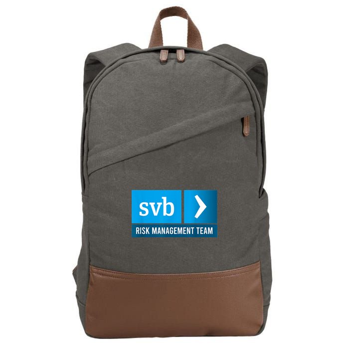 SVB Risk Management Team Svb Risk Management Department Cotton Canvas Backpack