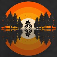 Sunset Retro Mountain Bike Sunset Retro Adult Drive Performance Visor