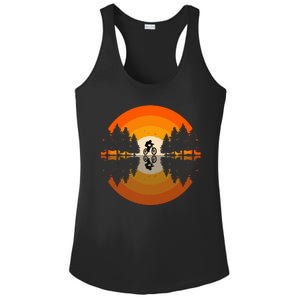 Sunset Retro Mountain Bike Sunset Retro Ladies PosiCharge Competitor Racerback Tank