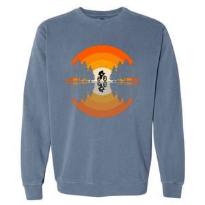 Sunset Retro Mountain Bike Sunset Retro Garment-Dyed Sweatshirt