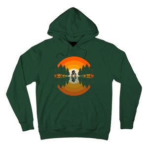 Sunset Retro Mountain Bike Sunset Retro Hoodie