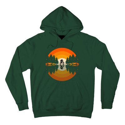 Sunset Retro Mountain Bike Sunset Retro Hoodie