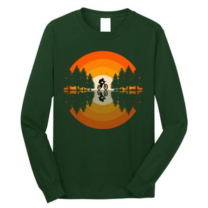 Sunset Retro Mountain Bike Sunset Retro Long Sleeve Shirt