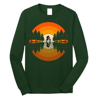 Sunset Retro Mountain Bike Sunset Retro Long Sleeve Shirt