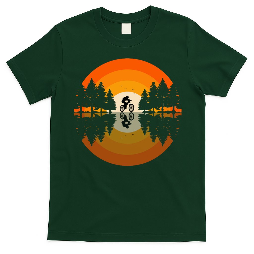 Sunset Retro Mountain Bike Sunset Retro T-Shirt