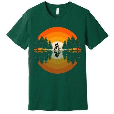 Sunset Retro Mountain Bike Sunset Retro Premium T-Shirt