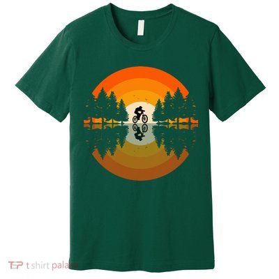 Sunset Retro Mountain Bike Sunset Retro Premium T-Shirt