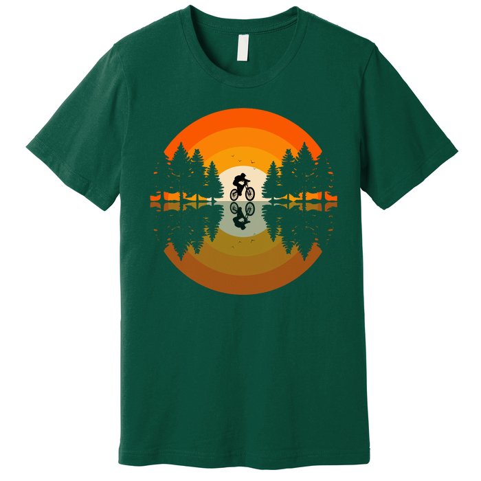 Sunset Retro Mountain Bike Sunset Retro Premium T-Shirt