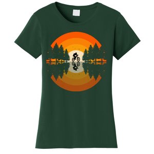 Sunset Retro Mountain Bike Sunset Retro Women's T-Shirt