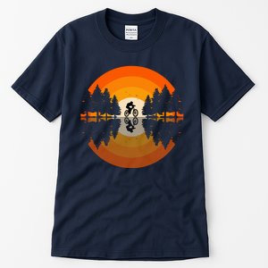 Sunset Retro Mountain Bike Sunset Retro Tall T-Shirt