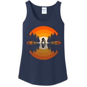 Sunset Retro Mountain Bike Sunset Retro Ladies Essential Tank