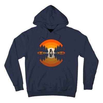 Sunset Retro Mountain Bike Sunset Retro Tall Hoodie