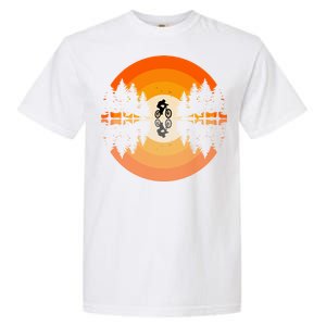 Sunset Retro Mountain Bike Sunset Retro Garment-Dyed Heavyweight T-Shirt