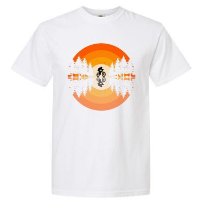 Sunset Retro Mountain Bike Sunset Retro Garment-Dyed Heavyweight T-Shirt