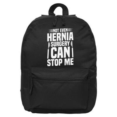 Surgery Recovery Must Haves Hernia Repair Hernia Survivor 16 in Basic Backpack