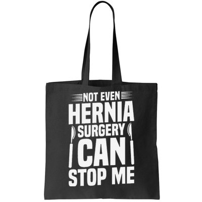 Surgery Recovery Must Haves Hernia Repair Hernia Survivor Tote Bag