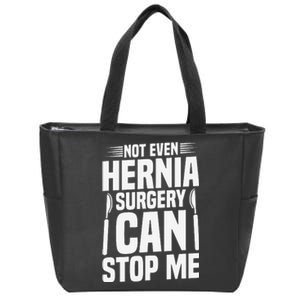 Surgery Recovery Must Haves Hernia Repair Hernia Survivor Zip Tote Bag