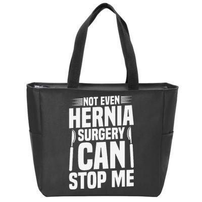 Surgery Recovery Must Haves Hernia Repair Hernia Survivor Zip Tote Bag