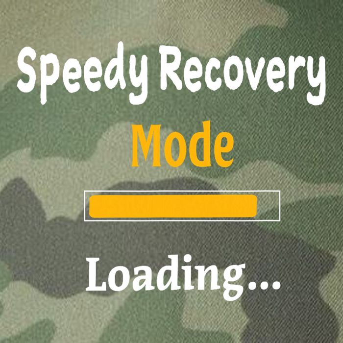 Speedy Recovery Mode Loading Get Well Soon Feel Better Legacy Tie Dye Trucker Hat