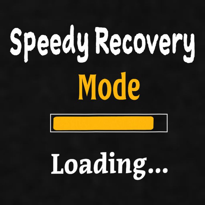 Speedy Recovery Mode Loading Get Well Soon Feel Better Ladies PosiCharge Tri-Blend Wicking Tank
