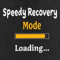 Speedy Recovery Mode Loading Get Well Soon Feel Better Cool Comfort Performance Bucket Hat