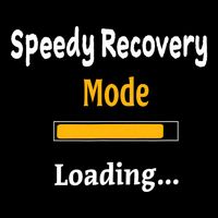 Speedy Recovery Mode Loading Get Well Soon Feel Better Cooling Performance Crew T-Shirt