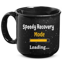 Speedy Recovery Mode Loading Get Well Soon Feel Better 15oz Campfire Ceramic Mug