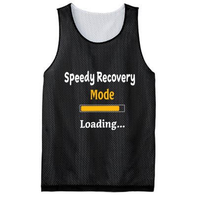 Speedy Recovery Mode Loading Get Well Soon Feel Better Mesh Reversible Basketball Jersey Tank