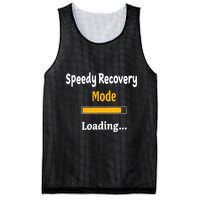 Speedy Recovery Mode Loading Get Well Soon Feel Better Mesh Reversible Basketball Jersey Tank