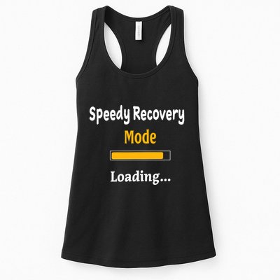 Speedy Recovery Mode Loading Get Well Soon Feel Better Womens Tank Top