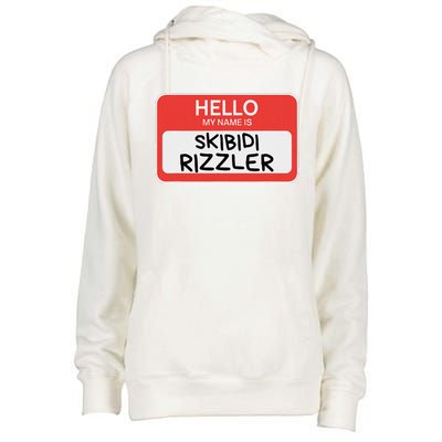 Skibid.I Rizzler Meme Funny Memes Internet Memes Rizz Meme Womens Funnel Neck Pullover Hood