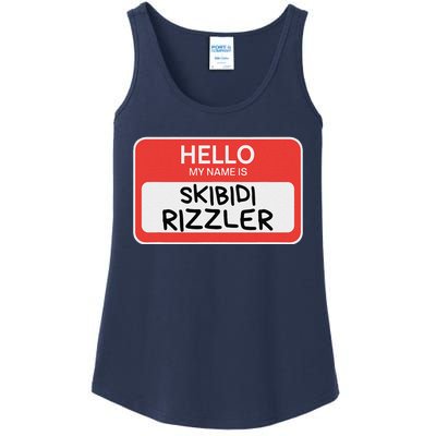 Skibid.I Rizzler Meme Funny Memes Internet Memes Rizz Meme Ladies Essential Tank