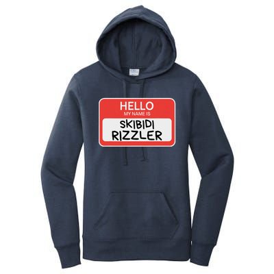 Skibid.I Rizzler Meme Funny Memes Internet Memes Rizz Meme Women's Pullover Hoodie