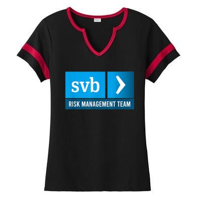 SVB Risk Management Team Svb Risk Management Department Ladies Halftime Notch Neck Tee