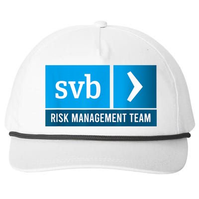 SVB Risk Management Team Svb Risk Management Department Snapback Five-Panel Rope Hat