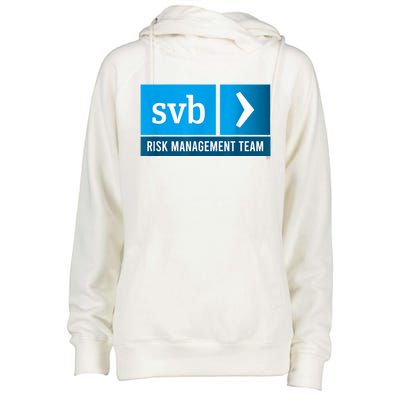 SVB Risk Management Team Svb Risk Management Department Womens Funnel Neck Pullover Hood