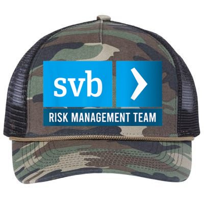 SVB Risk Management Team Svb Risk Management Department Retro Rope Trucker Hat Cap