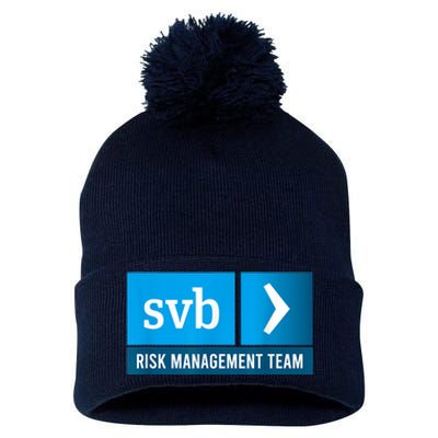 SVB Risk Management Team Svb Risk Management Department Pom Pom 12in Knit Beanie