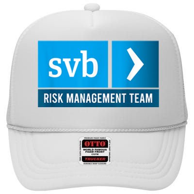 SVB Risk Management Team Svb Risk Management Department High Crown Mesh Back Trucker Hat