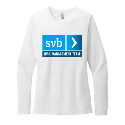 SVB Risk Management Team Svb Risk Management Department Womens CVC Long Sleeve Shirt