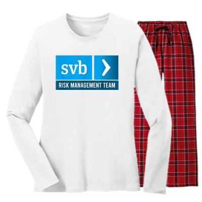 SVB Risk Management Team Svb Risk Management Department Women's Long Sleeve Flannel Pajama Set 