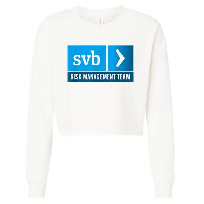 SVB Risk Management Team Svb Risk Management Department Cropped Pullover Crew