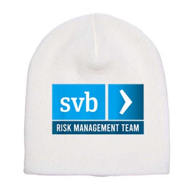 SVB Risk Management Team Svb Risk Management Department Short Acrylic Beanie