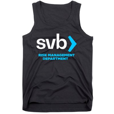 SVB Risk Management Team Svb Risk Management Department Tank Top