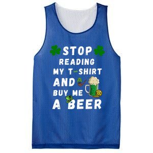 Stop Reading My Cute Gift St Patrick Gift For St Patrick's Day Gift Mesh Reversible Basketball Jersey Tank