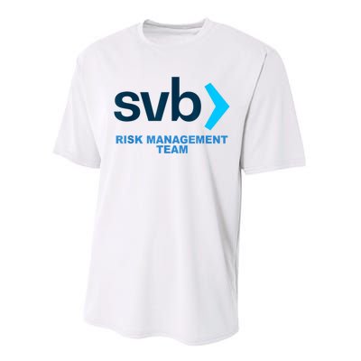 SVB Risk Management Team Svb Risk Management Department Performance Sprint T-Shirt