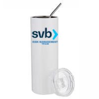 SVB Risk Management Team Svb Risk Management Department Stainless Steel Tumbler