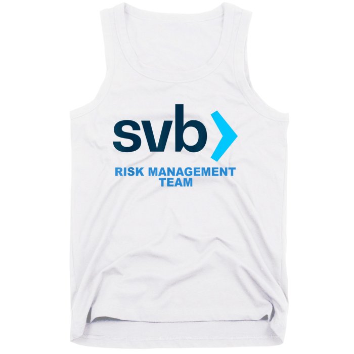 SVB Risk Management Team Svb Risk Management Department Tank Top