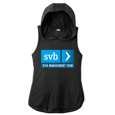 SVB Risk Management Team Svb Risk Management Department Ladies PosiCharge Tri-Blend Wicking Draft Hoodie Tank